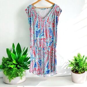 Tori Richard Honolulu Alyssa Knit Dress Women's M made in Hawaii